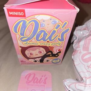 Dai's Animal Crazy Party-Pink Dinosaue